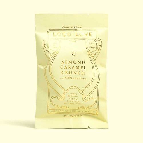 Loco Love Almond Caramel Crunch Chocolate - 30g | L'Organic Australia