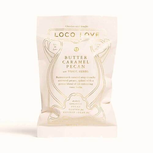 Loco Love Butter Caramel Pecan Chocolate - 30g | L'Organic Australia