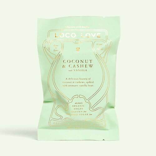 Loco Love Coconut & Cashew Chocolate - 30g | L'Organic Australia