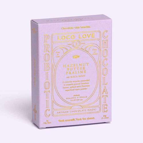 Loco Love Hazelnut Praline Chocolate Twin Pack | L'Organic Australia