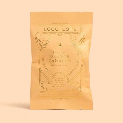 Loco Love Wild Orange Ganache Chocolate - 30g | L'Organic Australia