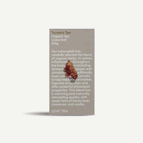 Love Tea Organic Turmeric Loose Leaf Tea - 100g | L'Organic Australia
