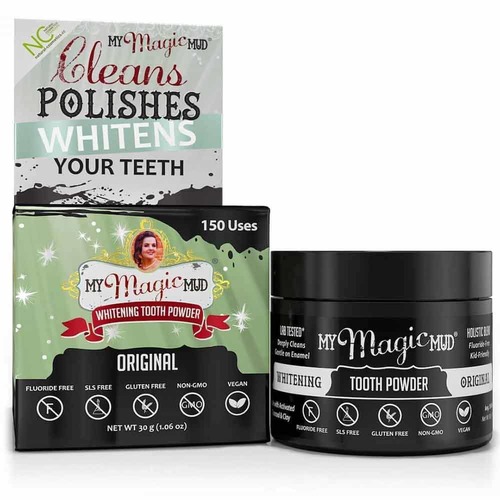 My Magic Mud Whitening Tooth Powder with Activated Charcoal - 30g | L'Organic Australia