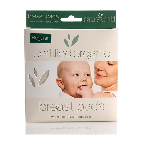 Nature's Child Reusable Breast Pads Regular 6 Pack | L'Organic Australia