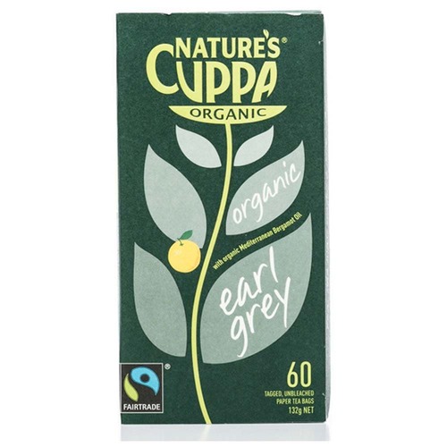 Nature's Cuppa Organic Earl Grey - 60 Tea Bags | L'Organic Australia