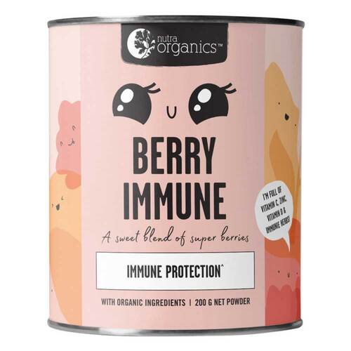 Nutra Organics Organic Berry Immune (Immune Protection) - 200g | L'Organic Australia