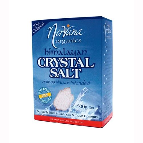 Nirvana Organics Himalayan Crystal Salt Fine - 500g | L'Organic Australia