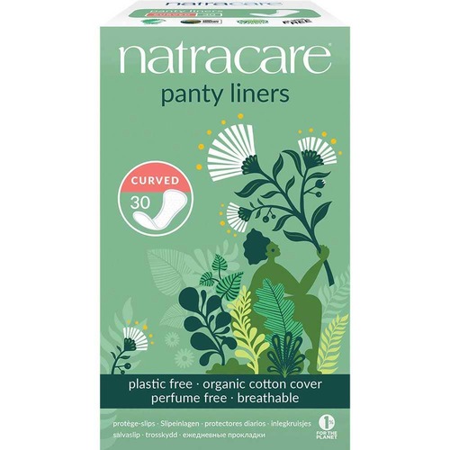 Natracare Organic Panty Liners - Curved 30 Pack | L'Organic Australia