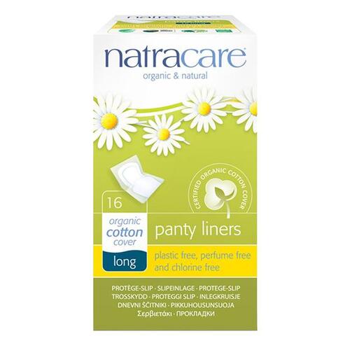 Natracare Organic Panty Liners - Long 16 Pack | L'Organic Australia