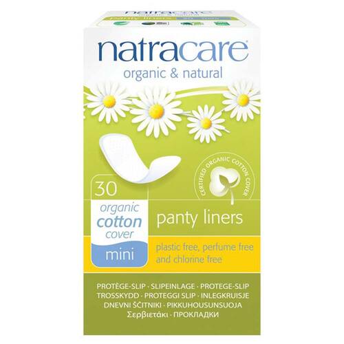 Natracare Organic Panty Liners - Mini 30 Pack | L'Organic Australia