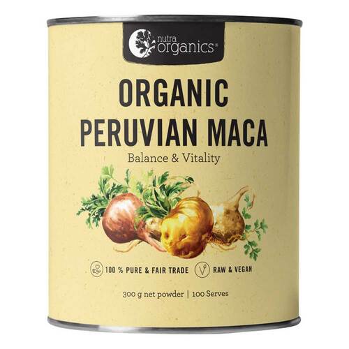 Nutra Organics Peruvian Organic Maca - 300g | L'Organic Australia