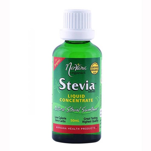 Nirvana Organics Stevia Liquid Concentrate - 50ml | L'Organic Australia