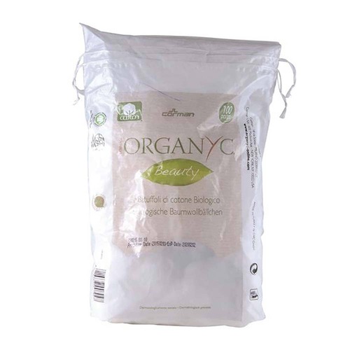 Organyc Beauty Organic Cotton Balls - 100 Pack | L'Organic Australia