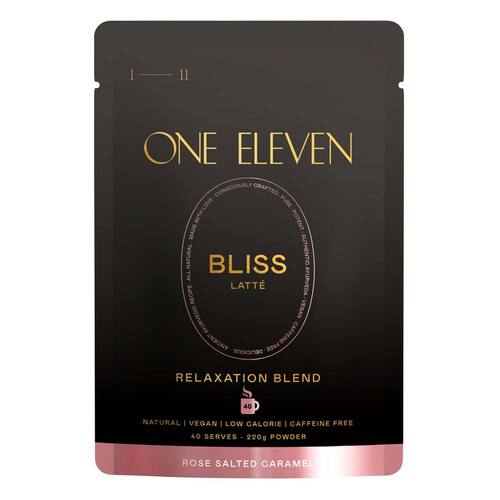 One Eleven Bliss Latte (Relaxation Blend) - Rose Salted Caramel - 220g | L'Organic Australia