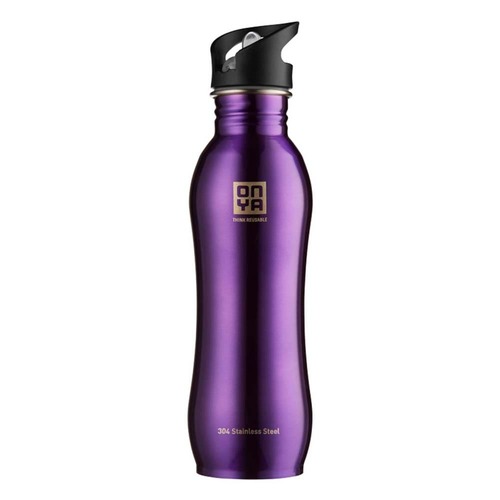 H2Onya Stainless Steel Bottle - Purple - 750ml | L'Organic Australia