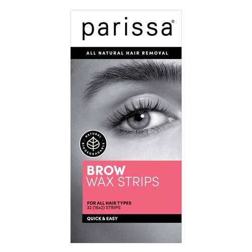 Parissa Brow Wax Strips - 32 Pack | L'Organic Australia