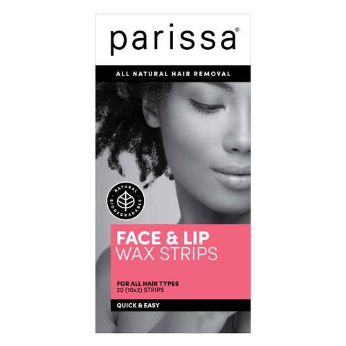 Parrisa Face & Lip Wax Strips - 20 Pack | L'Organic Australia