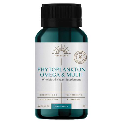 Phytality Phytoplankton Omega & Multi Capsules - 60 Pack | L'Organic Australia