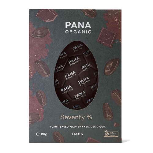 Pana Organic 70% Dark Chocolate Easter Egg - 110g | L'Organic Australia