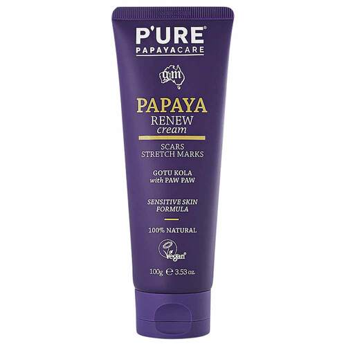 P'URE Papayacare Papaya Renew Cream - 100g | L'Organic Australia