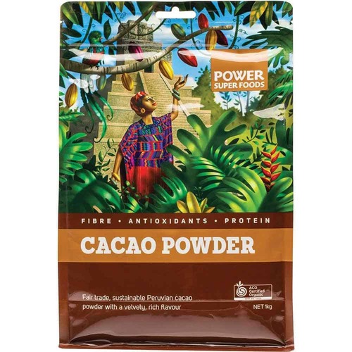 Power Super Foods Cacao Powder - 1kg | L'Organic Australia