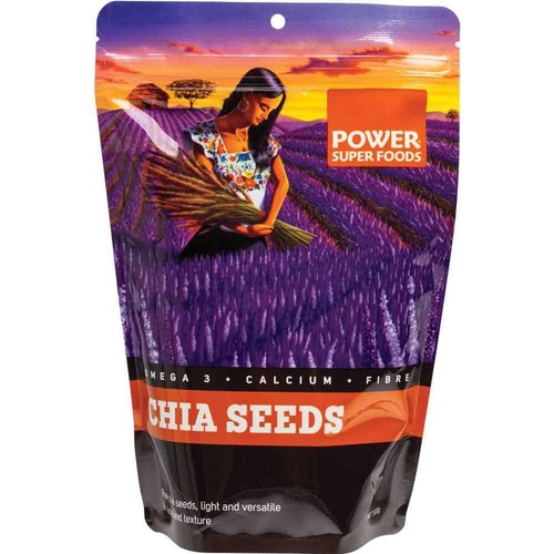Power Super Foods Chia Seeds - 250g | L'Organic Australia