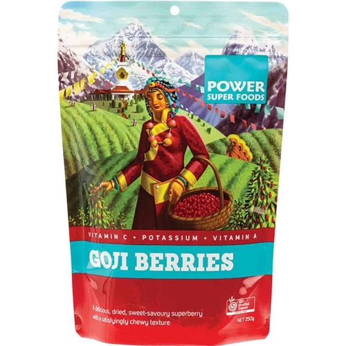 Power Super Foods Goji Berries - 250g | L'Organic Australia