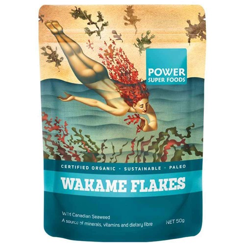 Power Super Foods Wakame Flakes - 50g | L'Organic Australia