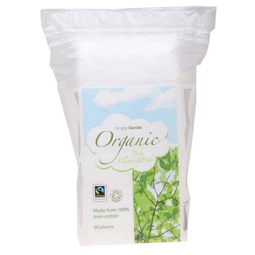 Simply Gentle Organic Baby Cleansing Pads - 60 Pack | L'Organic Australia
