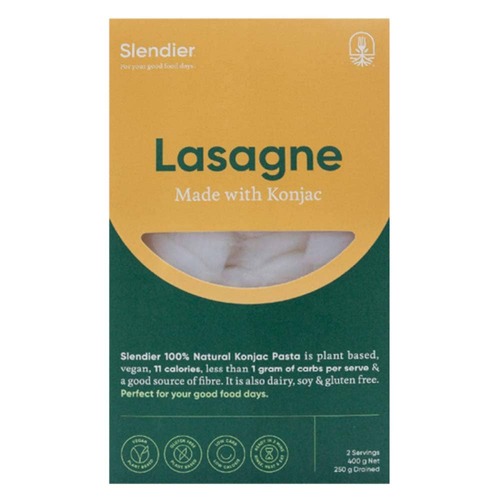 Slendier Lasagne Sheets - 400g | L'Organic Australia