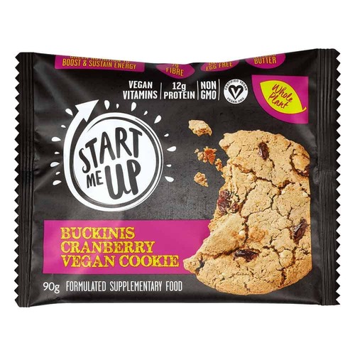 Start Me Up Cranberry & Buckinis Cookie - 90g | L'Organic Australia