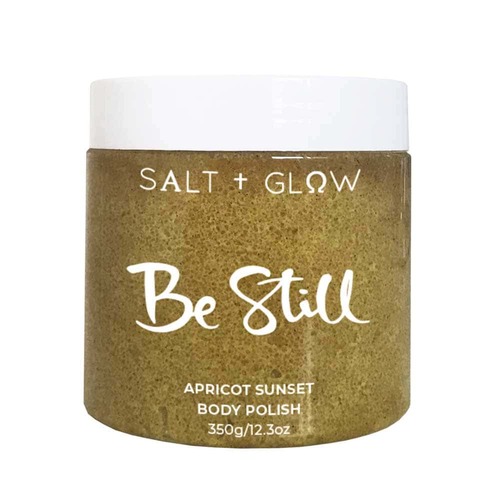 Salt and Glow Body Polish - Be Still (Apricot Sunset) 350g | L'Organic Australia