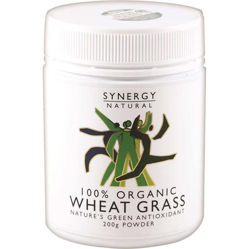 Synergy Natural Organic Wheat Grass Powder - 200g | L'Organic Australia