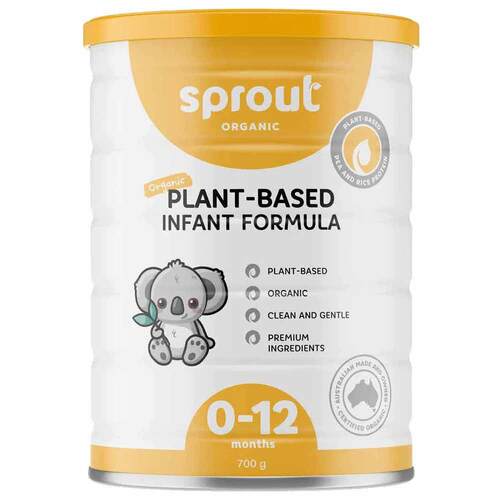 Sprout Organic Plant Based Infant Formula 0-12 Months - 700g | L'Organic Australia