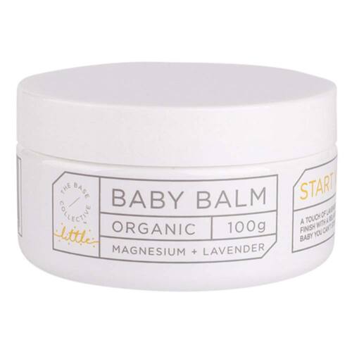 The Base Collective Little Organic Baby Balm - Magnesium & Lavender - 100g | L'Organic Australia