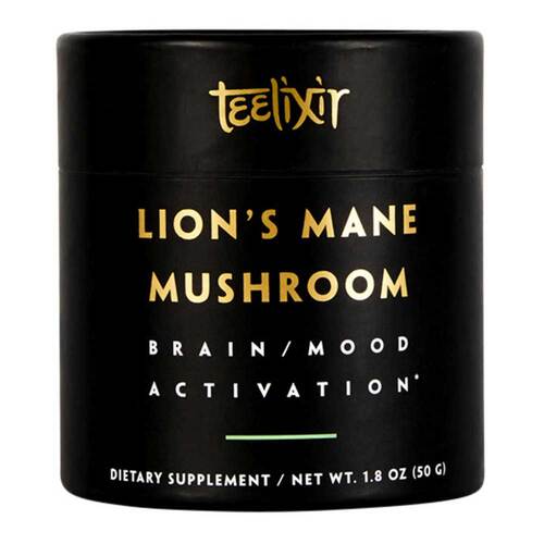 Teelixir Lion's Mane Mushroom Powder - 50g | L'Organic Australia
