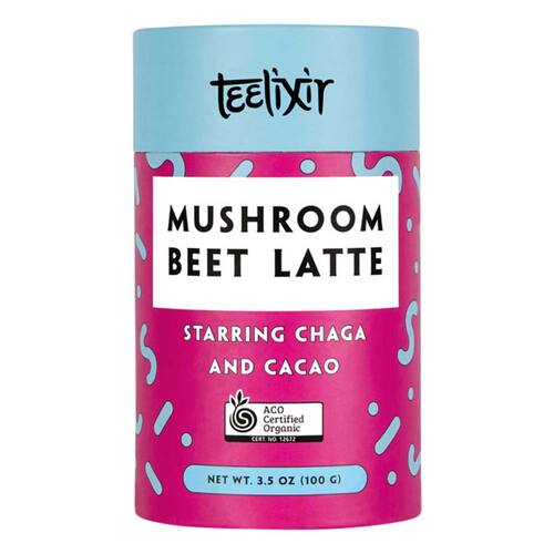 Teelixir Organic Mushroom Beetroot Latte - 100g | L'Organic Australia