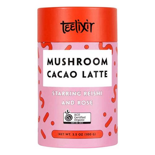 Teelixir Organic Mushroom Cacao Latte - 100g | L'Organic Australia