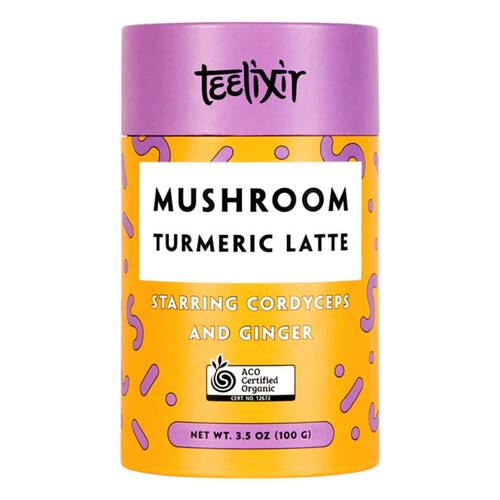 Teelixir Organic Mushroom Turmeric Latte - 100g | L'Organic Australia