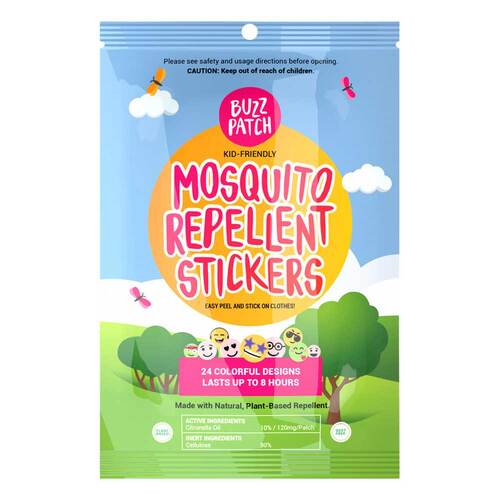 The Natural Patch Co. BuzzPatch Organic Mosquito Repellent Stickers - 24 Pack | L'Organic Australia