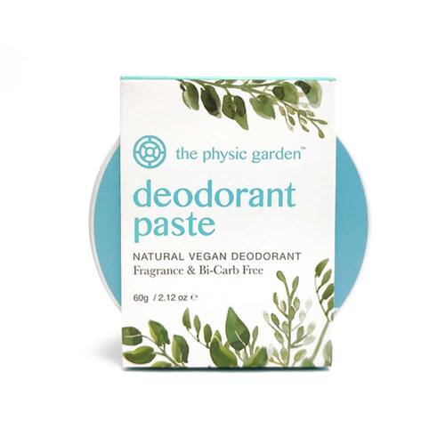 The Physic Garden Fragrance & Bi-Carb Free Deodorant - 60g | L'Organic Australia