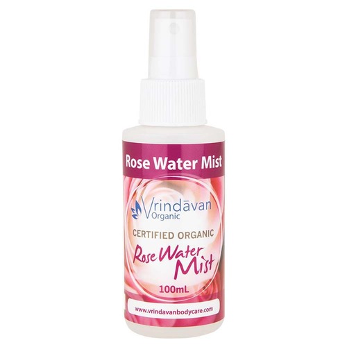 Vrindavan Rose Water Mist - 100ml | L'Organic Australia