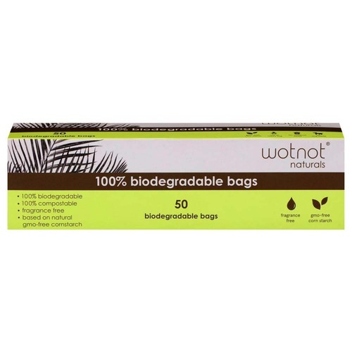 Wotnot Biodegradable Bags - 50 Pack | L'Organic Australia