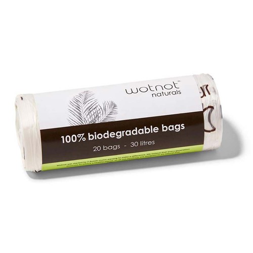 Wotnot Biodegradable Bin Liners 30L - 20 Pack | L'Organic Australia