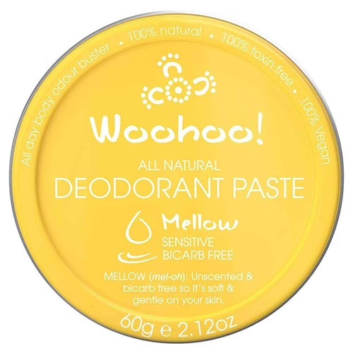 Woohoo All Natural Deodorant Paste Tin - Mellow - 60g | L'Organic Australia