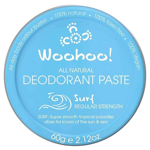 Woohoo All Natural Deodorant Paste Tin - Surf - 60g | L'Organic Australia