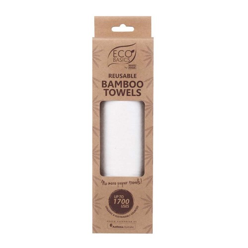 White Magic Bamboo Towel - 1 Pack | L'Organic Australia