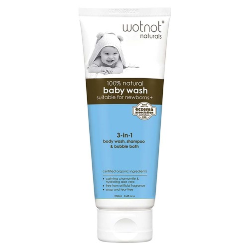 Wotnot All Natural Baby Wash 3-in-1 - 250ml | L'Organic Australia