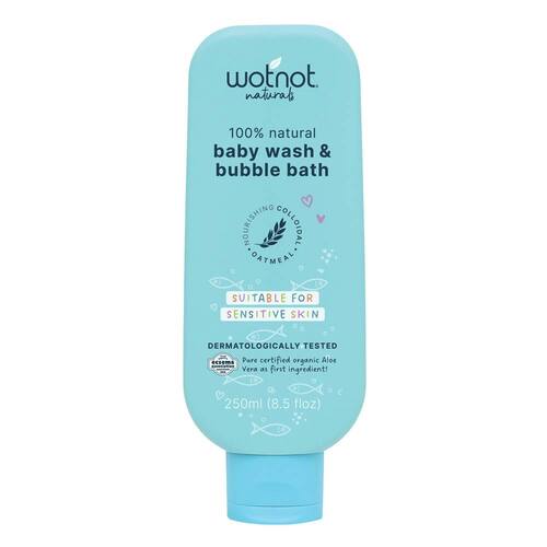 Wotnot 100% Natural Baby Wash and Bubble Bath - 250ml | L'Organic Australia