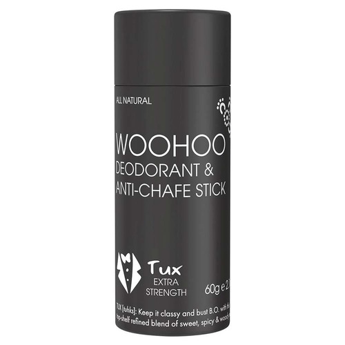 Woohoo Natural Deodorant & Anti-Chafe Stick - Tux - 60g | L'Organic Australia
